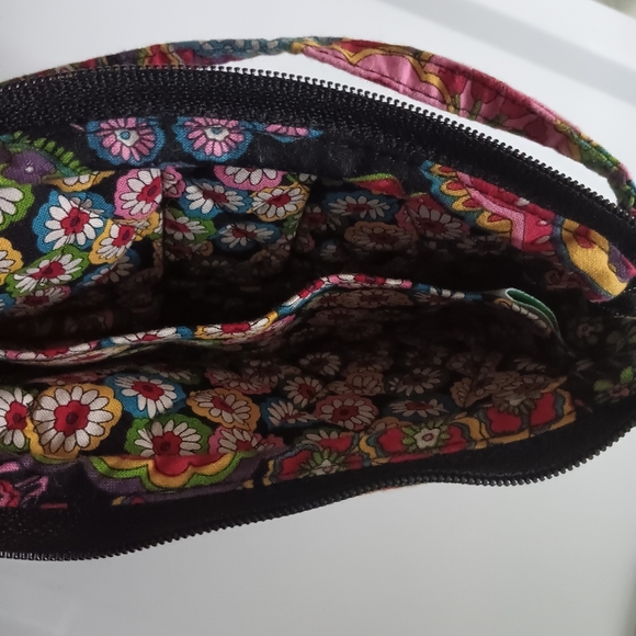 Retired Vera Bradley Symphony in Hue Floral Wristlet Mini Bag Made in USA - Picture 5 of 7